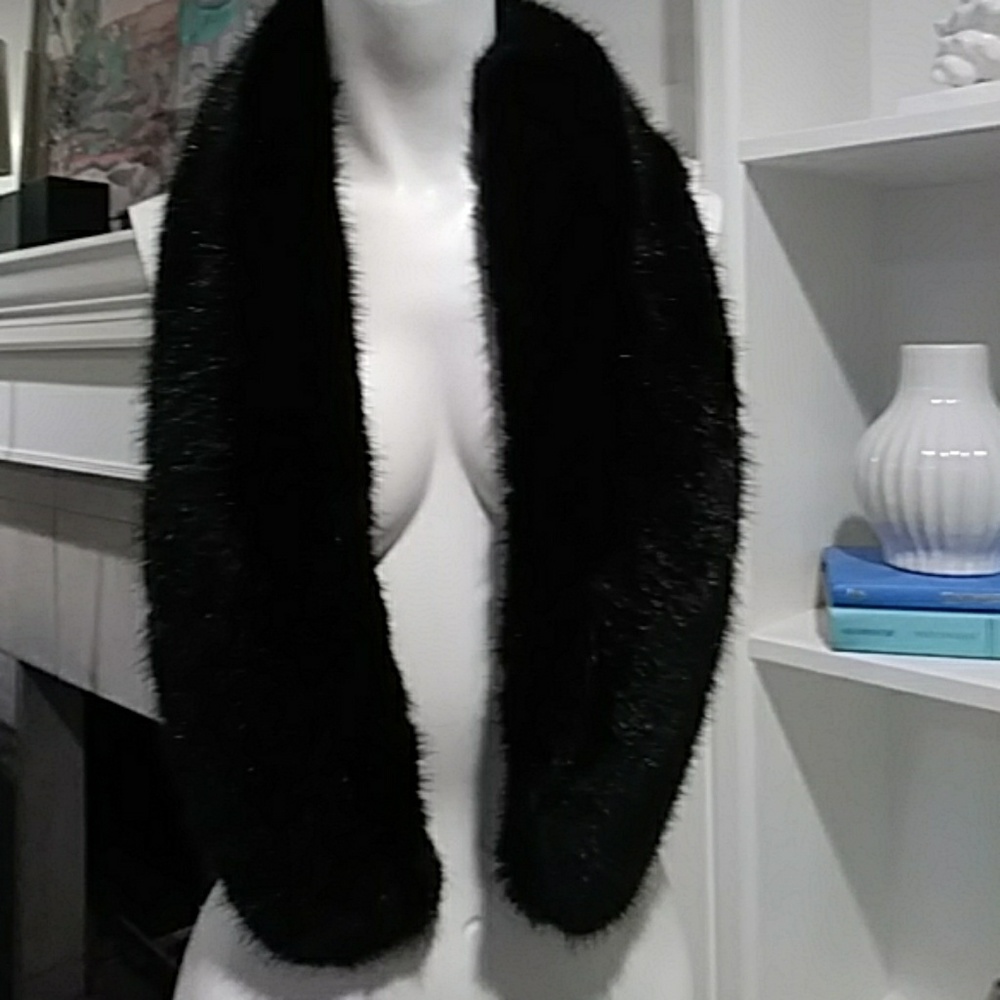 🌼 luxurious mink collar-scarf-wrap - Picture 3 of 7